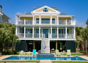 the exterior of an East Islands vacation rental home