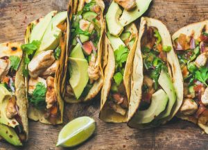 tacos at a Charleston restaurant