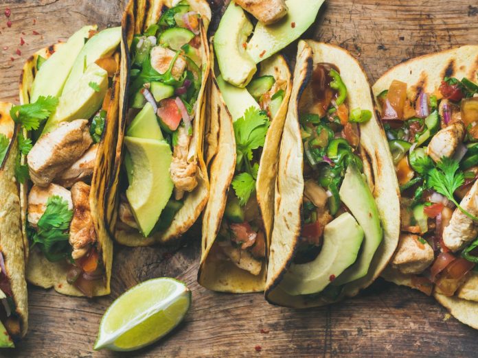 tacos at a restaurant on sullivans island