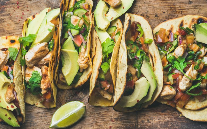 tacos at a restaurant on sullivans island