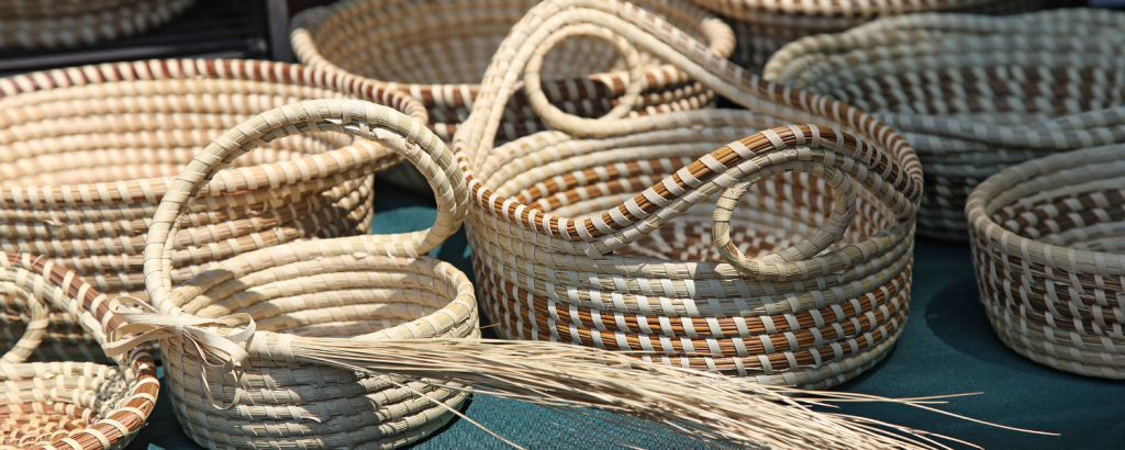 gullah geechee sweetgrass basket