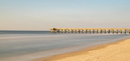 The pier at Isle of Palms, SC, USA