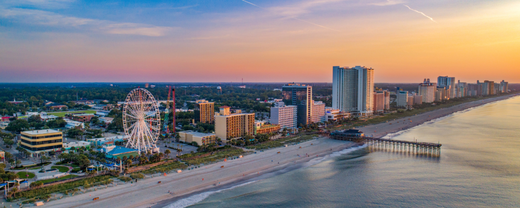 myrtle beach aerial view