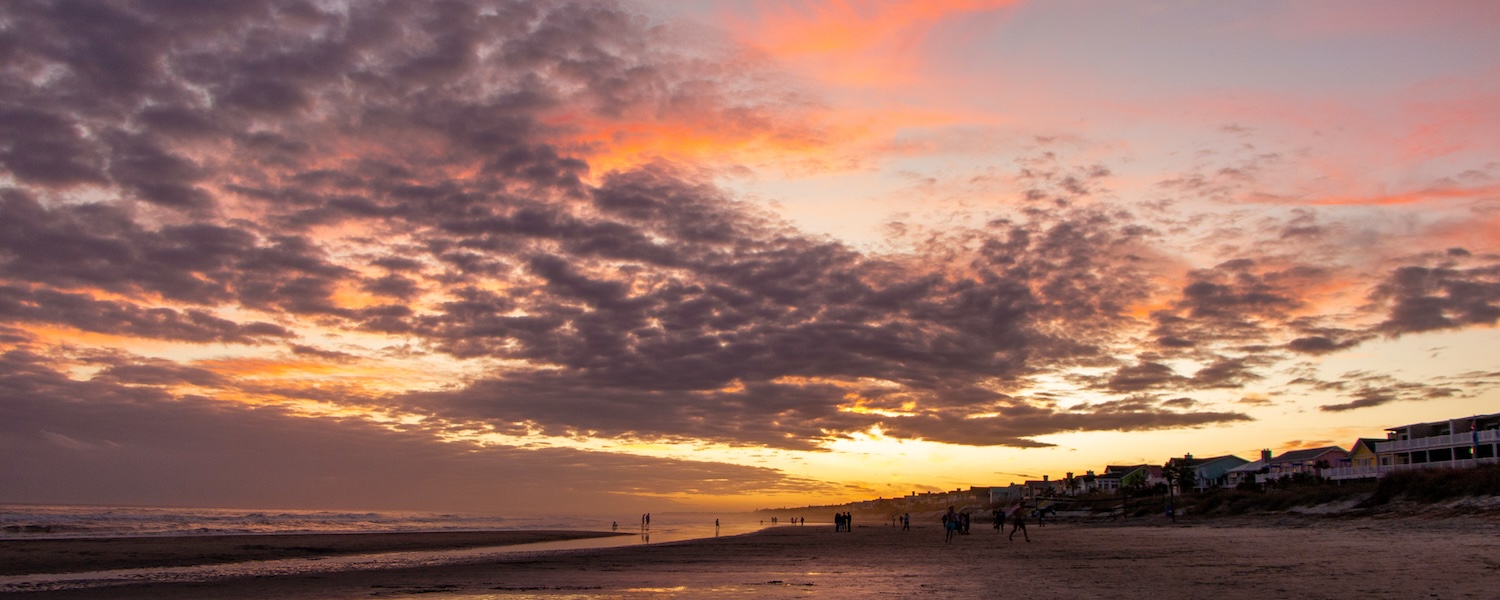 A beach on the Isle of Palms.