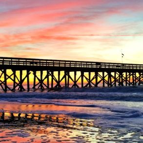 A sunrise on Isle of Palms.