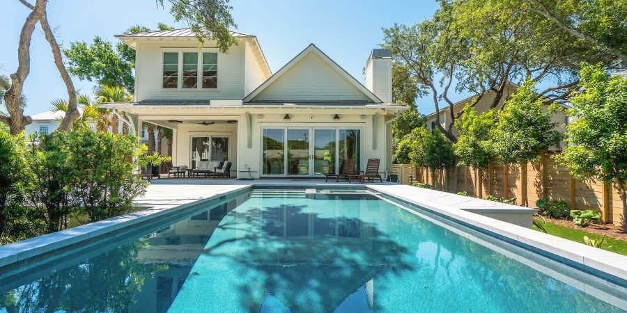 isle of palms rental with a pool