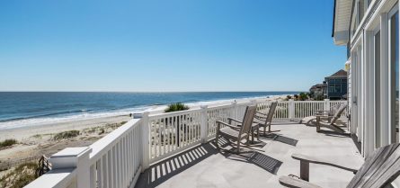 oceanfront rental view on isle of palms