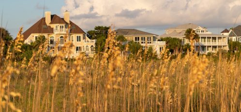 Wild Dunes Resort, South Carolina, USA - September 28, 2019. Luxury ocean view luxury houses at Wild Dunes Resort, Isle of Palms, South Carolina.