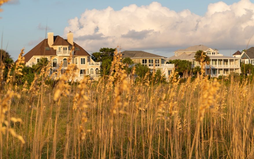 Wild Dunes Resort, South Carolina, USA - September 28, 2019. Luxury ocean view luxury houses at Wild Dunes Resort, Isle of Palms, South Carolina.